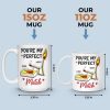 Custom Mug - Personalized Anniversary Wedding Gifts For Husband And Wife, Him And Her - Loving You Feels Effortless