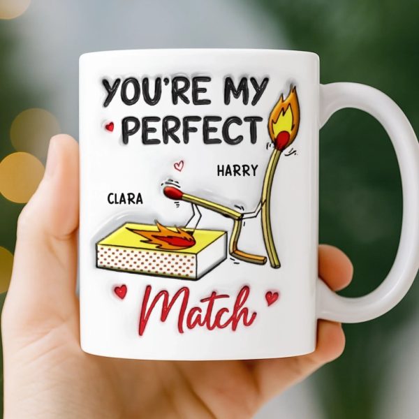 Custom Mug - Personalized Anniversary Wedding Gifts For Husband And Wife, Him And Her - Loving You Feels Effortless