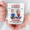 Custom Mug - Personalized Anniversary Wedding Gifts For Husband And Wife, Him And Her - Lucky To Have Me