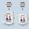 Custom Mug - Personalized Anniversary Wedding Gifts For Husband And Wife, Him And Her - Lucky To Have Me