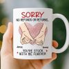 Custom Mug - Personalized Anniversary Wedding Gifts For Husband And Wife, Him And Her - My Forever Person