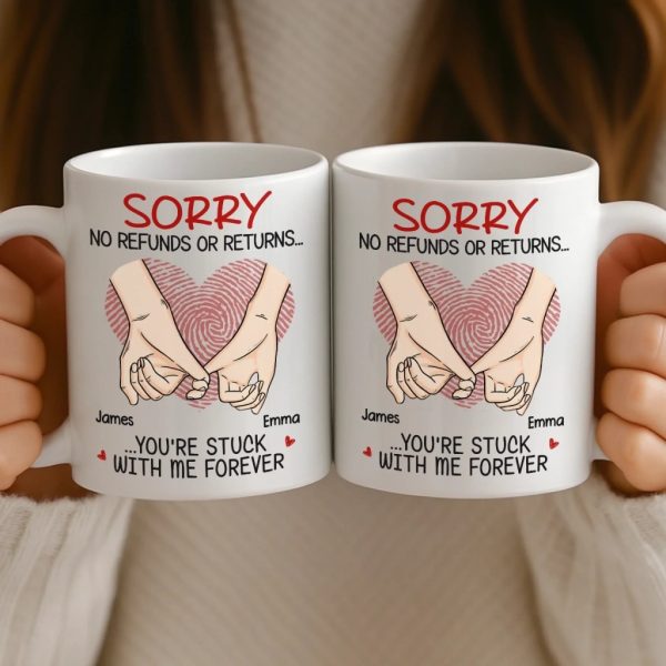 Custom Mug - Personalized Anniversary Wedding Gifts For Husband And Wife, Him And Her - My Forever Person