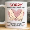 Custom Mug - Personalized Anniversary Wedding Gifts For Husband And Wife, Him And Her - My Forever Person
