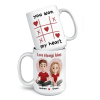 Custom Mug - Personalized Anniversary Wedding Gifts For Husband And Wife, Him And Her - My Happily Ever After