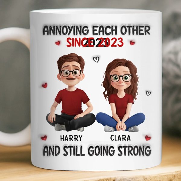 Custom Mug - Personalized Anniversary Wedding Gifts For Husband And Wife, Him And Her - My Safe Place Is You