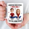 Custom Mug - Personalized Anniversary Wedding Gifts For Husband And Wife, Him And Her - My Safe Place Is You