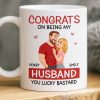 Custom Mug - Personalized Anniversary Wedding Gifts For Husband And Wife, Him And Her - Once Upon A Lifetime