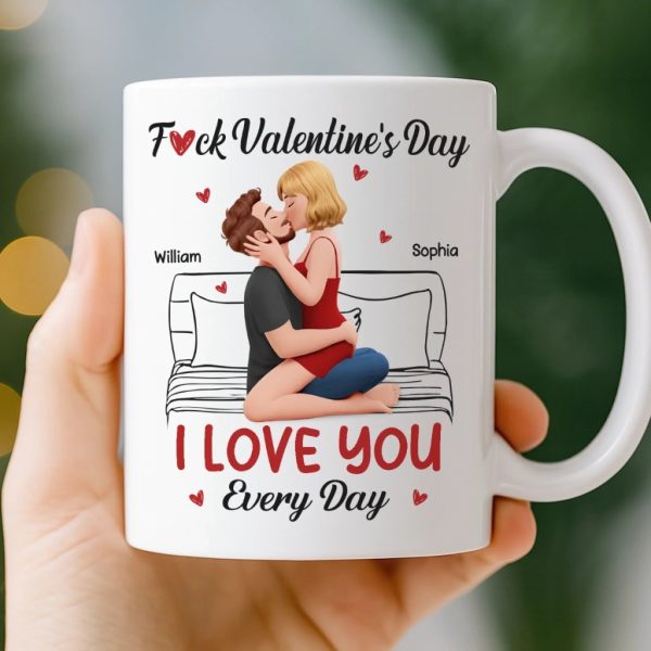 Custom Mug - Personalized Anniversary Wedding Gifts For Husband And Wife, Him And Her - One Life One Love
