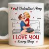 Custom Mug - Personalized Anniversary Wedding Gifts For Husband And Wife, Him And Her - One Life One Love