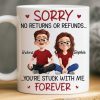 Custom Mug - Personalized Anniversary Wedding Gifts For Husband And Wife, Him And Her - Our Bond Holds Strong