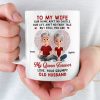 Custom Mug - Personalized Anniversary Wedding Gifts For Husband And Wife, Him And Her - Our Love Keeps Growing