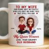 Custom Mug - Personalized Anniversary Wedding Gifts For Husband And Wife, Him And Her - Our Love Keeps Growing