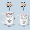 Custom Mug - Personalized Anniversary Wedding Gifts For Husband And Wife, Him And Her - Our Love Moves Forward