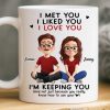 Custom Mug - Personalized Anniversary Wedding Gifts For Husband And Wife, Him And Her - Our Love Our Favorite Story