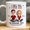 Custom Mug - Personalized Anniversary Wedding Gifts For Husband And Wife, Him And Her - Our Love Our Favorite Story