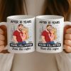 Custom Mug - Personalized Anniversary Wedding Gifts For Husband And Wife, Him And Her - Side By Side Feels Easy