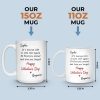 Custom Mug - Personalized Anniversary Wedding Gifts For Husband And Wife, Him And Her - Side By Side Feels Natural