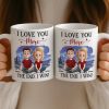 Custom Mug - Personalized Anniversary Wedding Gifts For Husband And Wife, Him And Her - Side By Side Feels Right