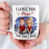 Custom Mug - Personalized Anniversary Wedding Gifts For Husband And Wife, Him And Her - Side By Side Feels Right