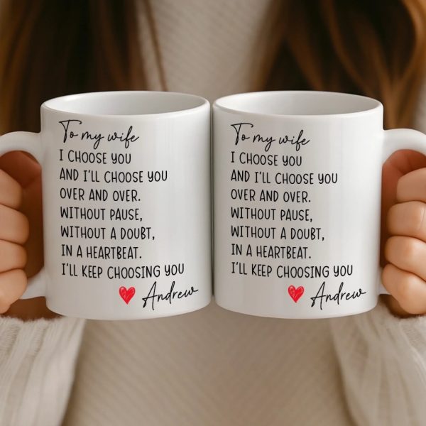 Custom Mug - Personalized Anniversary Wedding Gifts For Husband And Wife, Him And Her - Still Falling For You Always