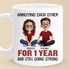 Custom Mug - Personalized Anniversary Wedding Gifts For Husband And Wife, Him And Her - Still Tolerating Each Other
