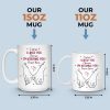 Custom Mug - Personalized Anniversary Wedding Gifts For Husband And Wife, Him And Her - The Day It All Began