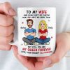 Custom Mug - Personalized Anniversary Wedding Gifts For Husband And Wife, Him And Her - Together Is My Favorite