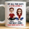 Custom Mug - Personalized Anniversary Wedding Gifts For Husband And Wife, Him And Her - Together Is My Favorite Place