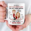 Custom Mug - Personalized Anniversary Wedding Gifts For Husband And Wife, Him And Her - Together Still Choosing You