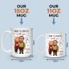 Custom Mug - Personalized Anniversary Wedding Gifts For Husband And Wife, Him And Her - Together We Make Sense