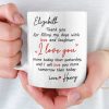 Custom Mug - Personalized Anniversary Wedding Gifts For Husband And Wife, Him And Her - Two Hearts One Direction