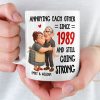 Custom Mug - Personalized Anniversary Wedding Gifts For Husband And Wife, Him And Her - Two Hearts One Journey