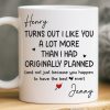 Custom Mug - Personalized Anniversary Wedding Gifts For Husband And Wife, Him And Her - We Grow Better Together