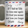 Custom Mug - Personalized Anniversary Wedding Gifts For Husband And Wife, Him And Her - You And I Forever