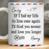 Custom Mug - Personalized Anniversary Wedding Gifts For Husband And Wife, Him And Her - You And I Forever