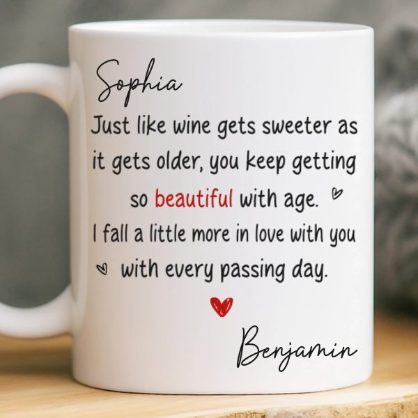 Custom Mug - Personalized Anniversary Wedding Gifts For Husband And Wife, Him And Her - You Are My Best Place