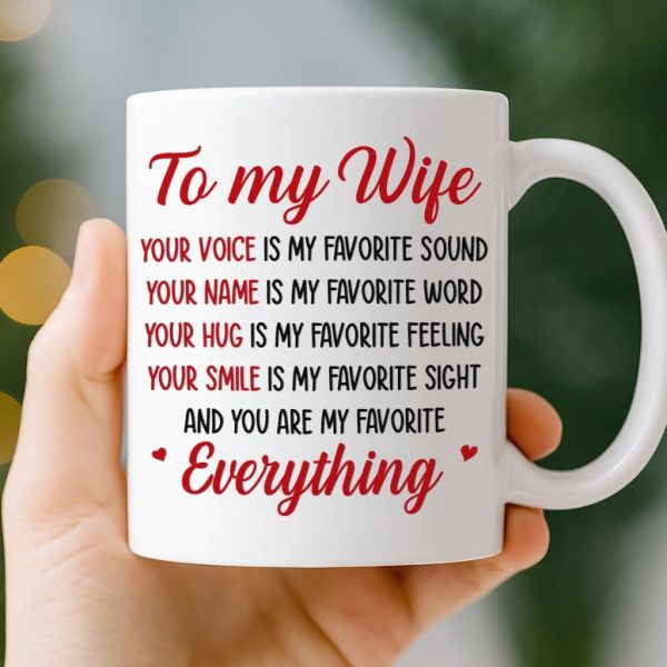 Custom Mug - Personalized Anniversary Wedding Gifts For Husband And Wife, Him And Her - You Are My Daily Yes