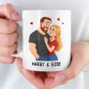 Custom Mug - Personalized Anniversary Wedding Gifts For Husband And Wife, Him And Her - You Are My Daily Yes