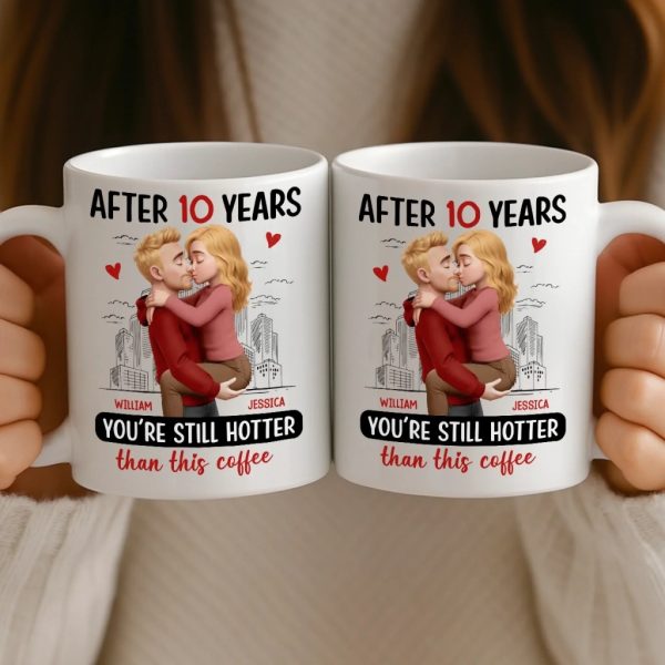 Custom Mug - Personalized Anniversary Wedding Gifts For Husband And Wife, Him And Her - You Feel Like Home