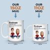 Custom Mug - Personalized Anniversary Wedding Gifts For Husband And Wife, Him And Her - You Make Life Extra Sweet
