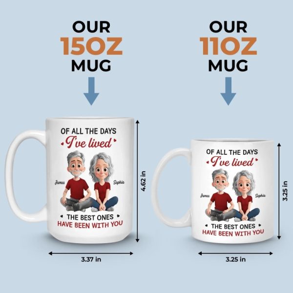 Custom Mug - Personalized Anniversary Wedding Gifts For Husband And Wife, Him And Her - You Me Always Better Together