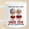Custom Mug - Personalized Anniversary Wedding Gifts For Husband And Wife, Him And Her - Your Daily Dose Of Mischief