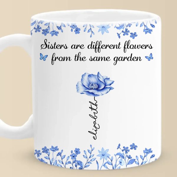 Custom Mug - Personalized Best Friend Birthday Gifts For Women - Blooming Together, Always
