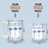 Custom Mug - Personalized Best Friend Birthday Gifts For Women - Blooming Together, Always
