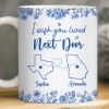 Custom Mug - Personalized Best Friend Birthday Gifts For Women - Distance Means So Little To The Heart