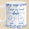 Custom Mug - Personalized Best Friend Birthday Gifts For Women - Distance Means So Little To The Heart