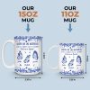 Custom Mug - Personalized Best Friend Birthday Gifts For Women - Sisters Bloom On Colorful Wings