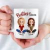 Custom Mug - Personalized Best Friend Birthday Gifts For Women - Sisters Forever
