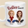 Custom Mug - Personalized Best Friend Birthday Gifts For Women - Sisters Forever