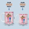 Custom Mug - Personalized Best Friend Birthday Gifts For Women, Besties, Sisters, BFF - Always Better Together